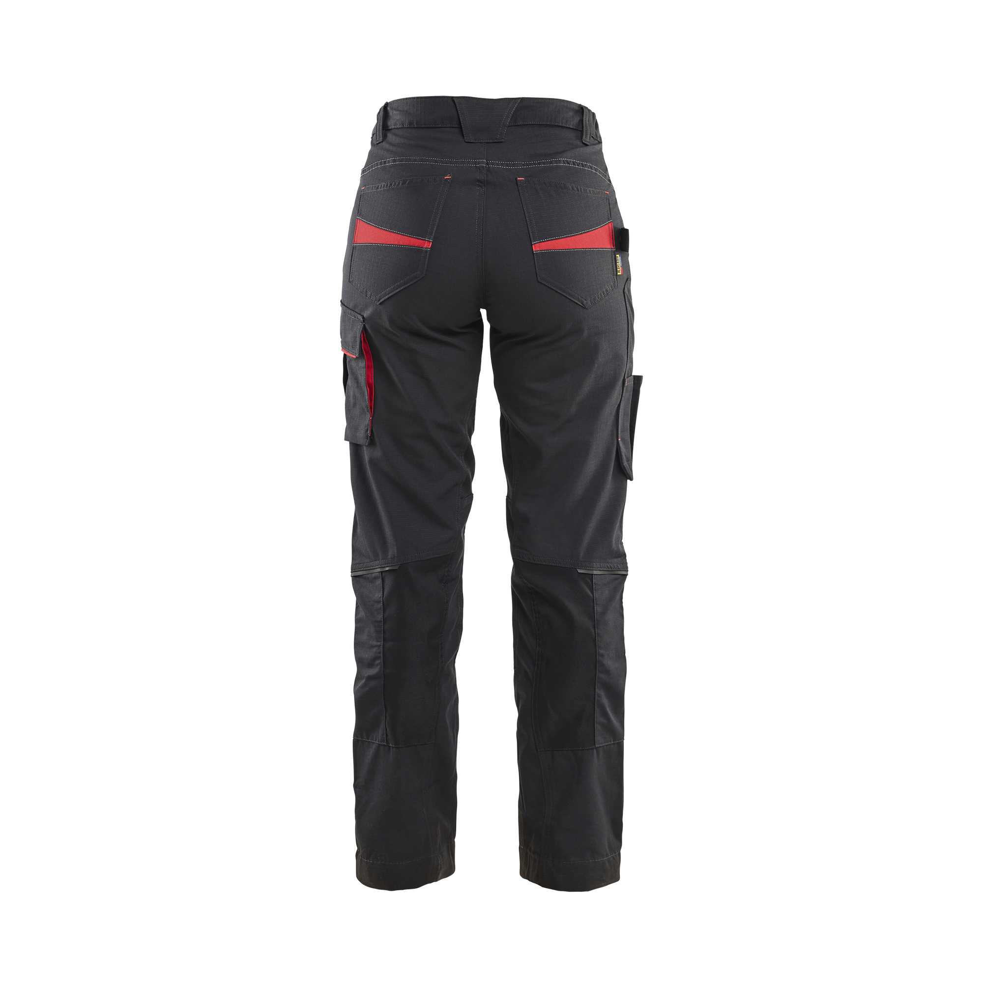 BLAKLADER 71951330 | Women's service trousers with stretch Hi Vis Reflective Work Trousers Women - Ripstop Fabric